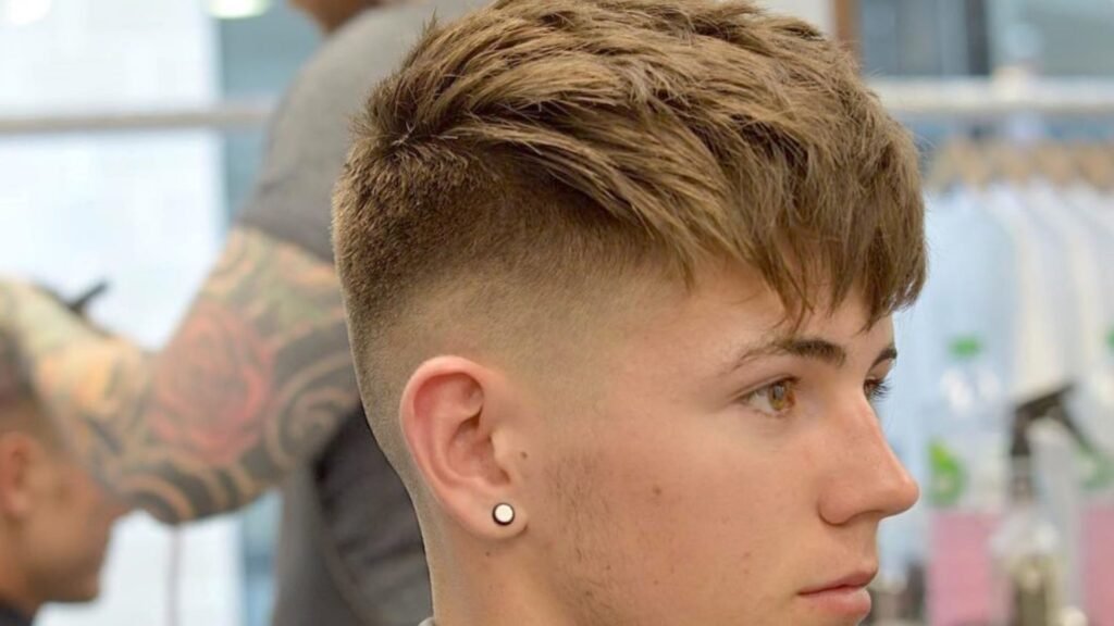 low taper fade haircut