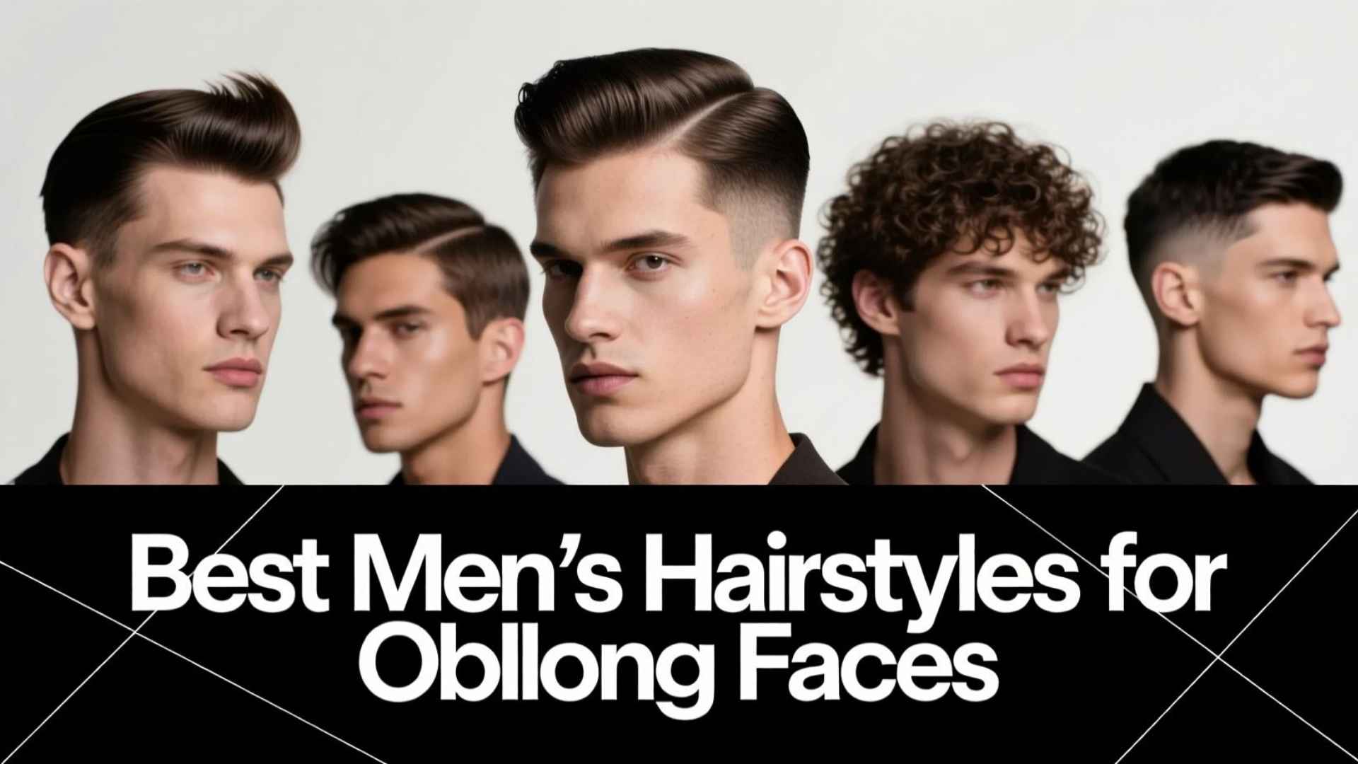 men's hairstyle for oblong face
