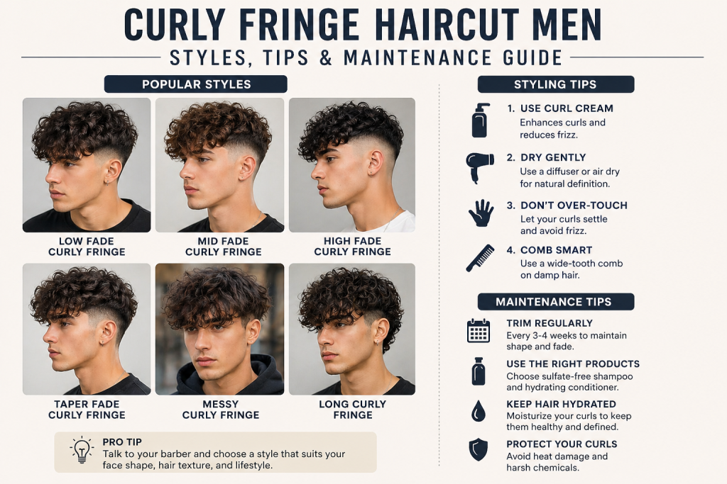 curly fringe haircut men